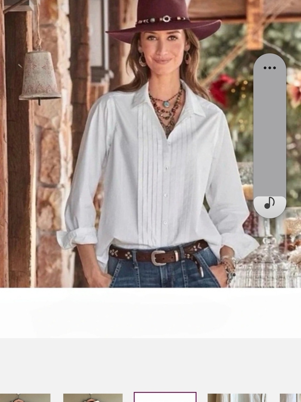Sundance White TESSA Pintuck Button-Up Dress Shirt
